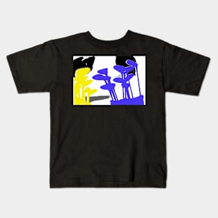 Golf Clubs Abstract Kids T-Shirt